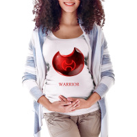 Soul Of The Warrior  Black Maternity Scoop Neck T-shirt | Artistshot