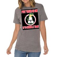 Bjj Put Your Gi On Now Letx27s Cuddle Poster Red Vintage T-shirt | Artistshot