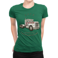 1970 International Transtar 4300 Classic Truck 1 Ladies Fitted T-shirt | Artistshot