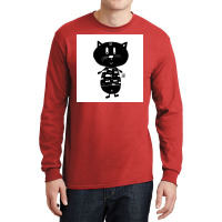 Black And White Cat Nr11 Poster 70s Long Sleeve Shirts | Artistshot