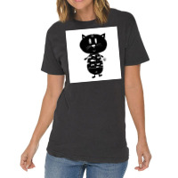 Black And White Cat Nr11 Poster 70s Vintage T-shirt | Artistshot