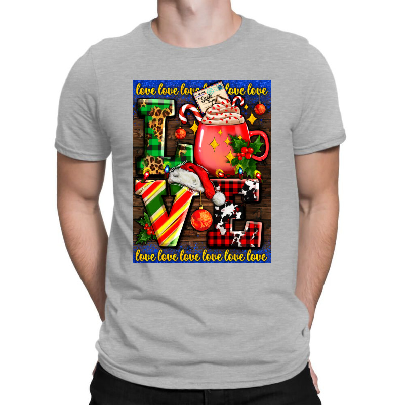Love Coffee Cup Christmas T-shirt | Artistshot