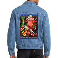 Love Coffee Cup Christmas Men Denim Jacket | Artistshot