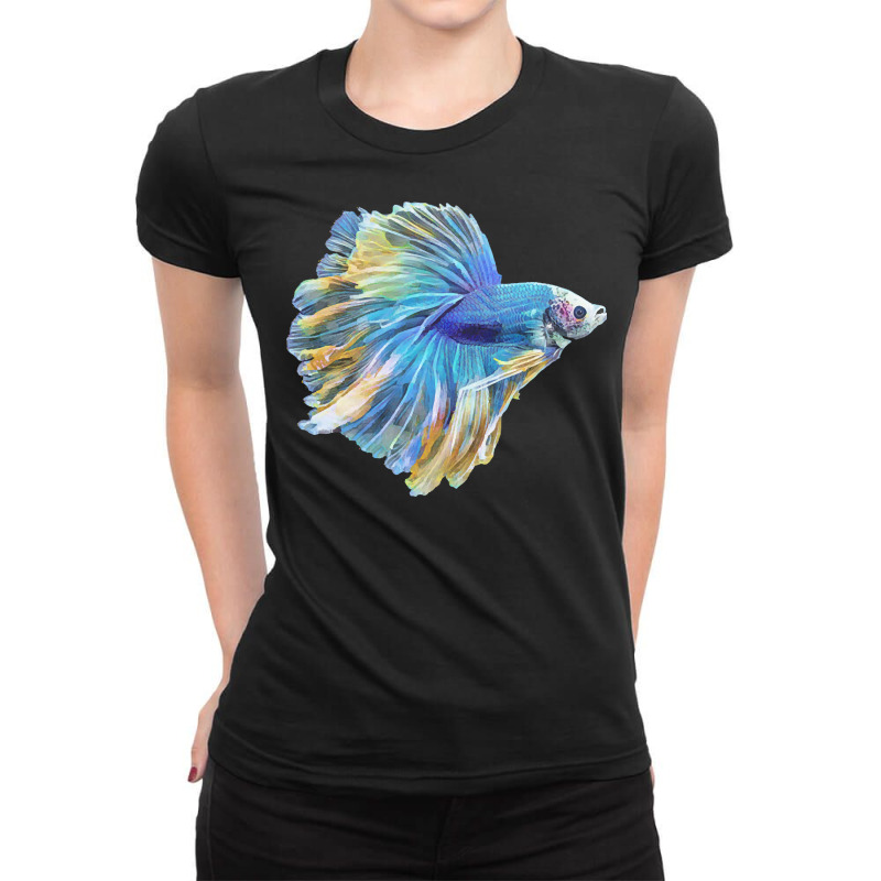 Paradise Betta T  Shirt Paradise Betta Fish T  Shirt Ladies Fitted T-Shirt by ignacioharris483 | Artistshot