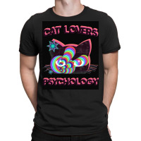 Cat Lovers Psychology Poster Hipster Girl T-shirt | Artistshot