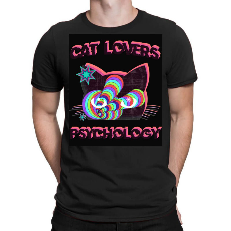 Cat Lovers Psychology Poster Hipster Girl T-Shirt by reejanhuddau | Artistshot