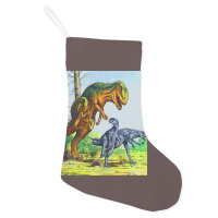 Allosaurus Vs Dryosaurus Poster Nostalgia Holiday Stocking | Artistshot