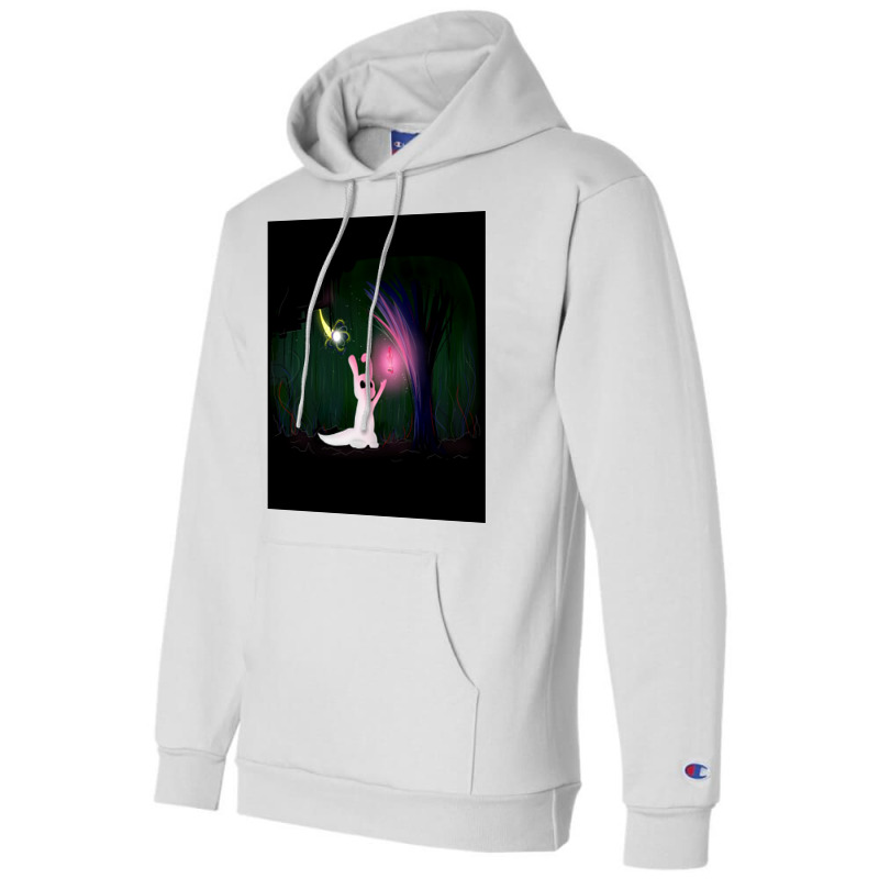 Glowing Slugcat Rain World Poster 80s Champion Hoodie | Artistshot