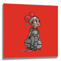 Cutie Lifeline Metal Print Square | Artistshot