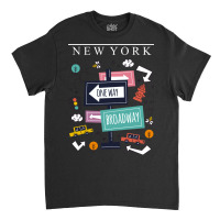 Broadway Sign City New York Classic T-shirt | Artistshot