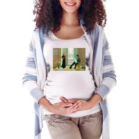 David Hockney Mr And Mrs Clark And Percy Analyse Poster Yellow Maternity Scoop Neck T-shirt | Artistshot