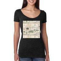 Hundred Acre Wood Map Poster 80s Women's Triblend Scoop T-shirt | Artistshot