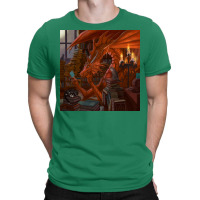 Fantasy Library Poster Aesthetic T-shirt | Artistshot