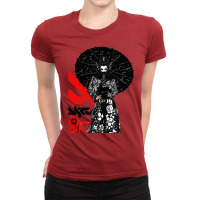 Cyberpunk Geisha Futurist Urban Style Ladies Fitted T-shirt | Artistshot