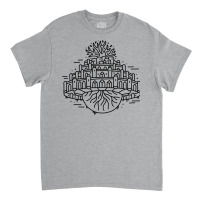 Castle In The Sky (studio Ghibli)   Black Outline Classic T-shirt | Artistshot