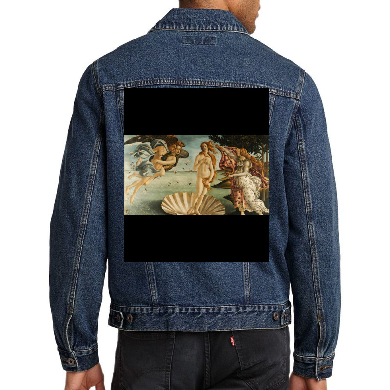 Botticelli Birth Of Venus  Cute Men Denim Jacket | Artistshot