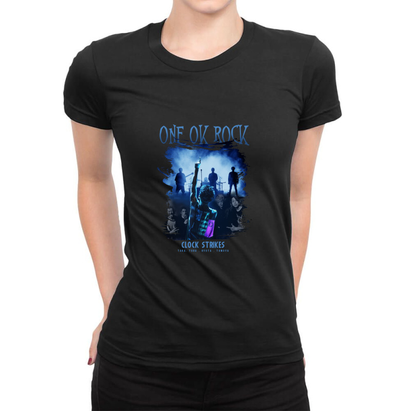 Clock Strikes Ladies Fitted T-Shirt by MichaelVictory | Artistshot