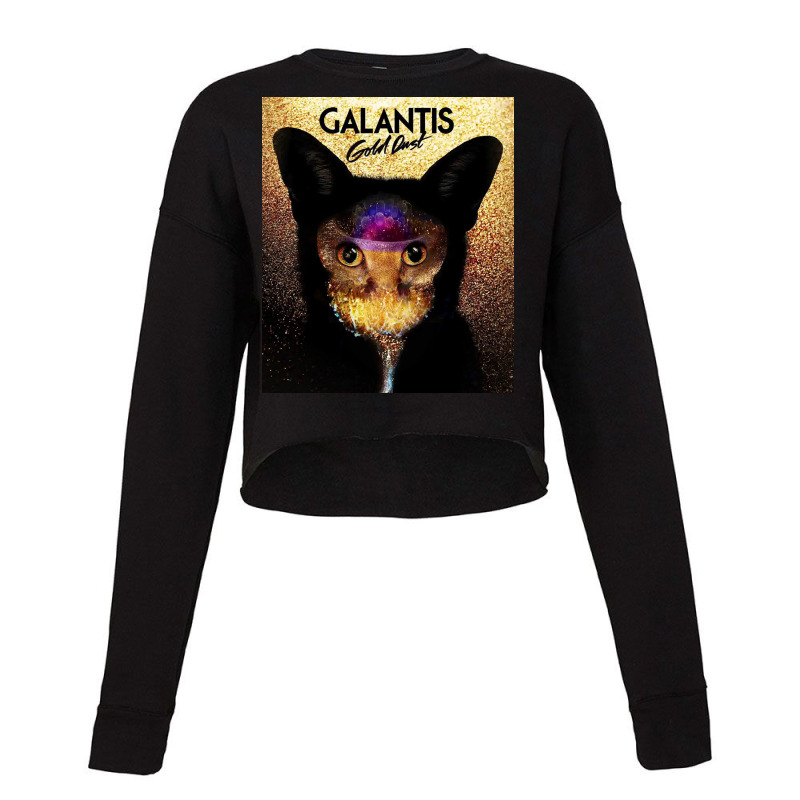 Galantis Gold Dust Poster Cute Cropped Sweater by gooyelusvi7 | Artistshot