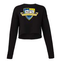 Naval Postgraduate School Nps Navy School Veteran Cropped Sweater | Artistshot