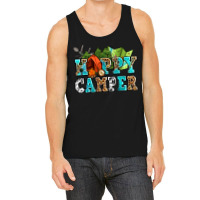 Happy Camper With Trees And Map Tank Top | Artistshot