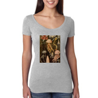 Jellyfish Antique Jelly Fish Women's Triblend Scoop T-shirt | Artistshot