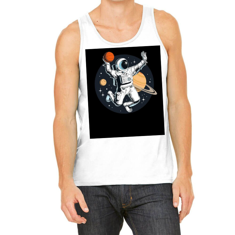 Dino Space Poster Green Tank Top | Artistshot