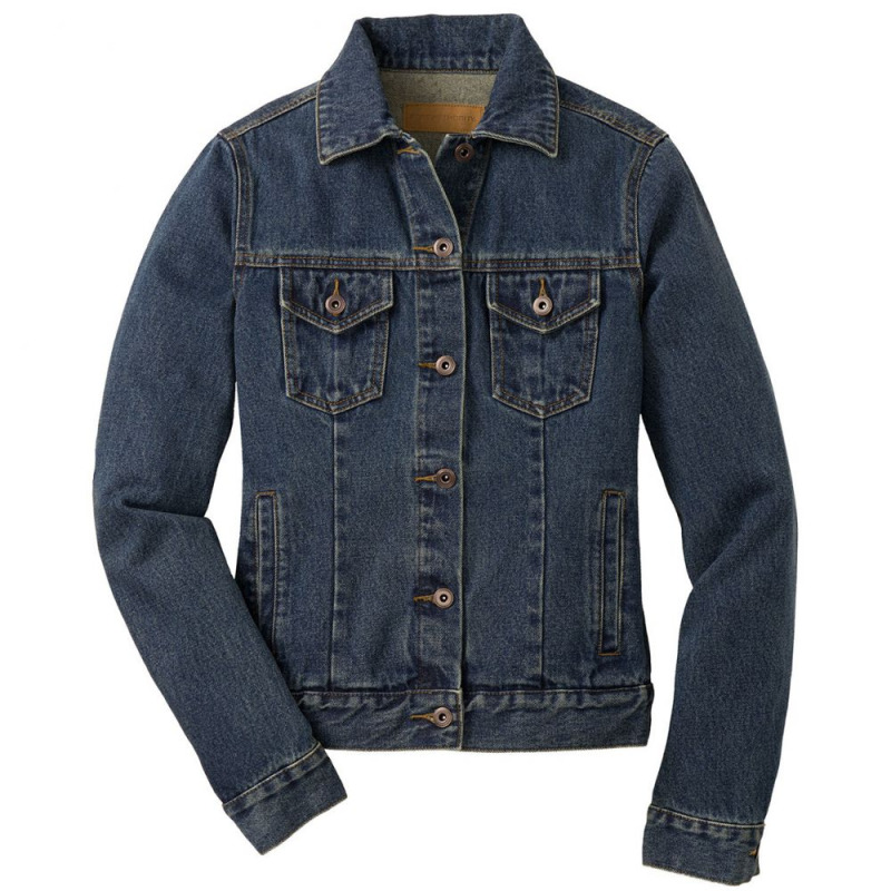 Même Que Jamais   Drôle De Paroles De Chansons Cadeaux Pour Les Amat Ladies Denim Jacket by JamesBurges | Artistshot