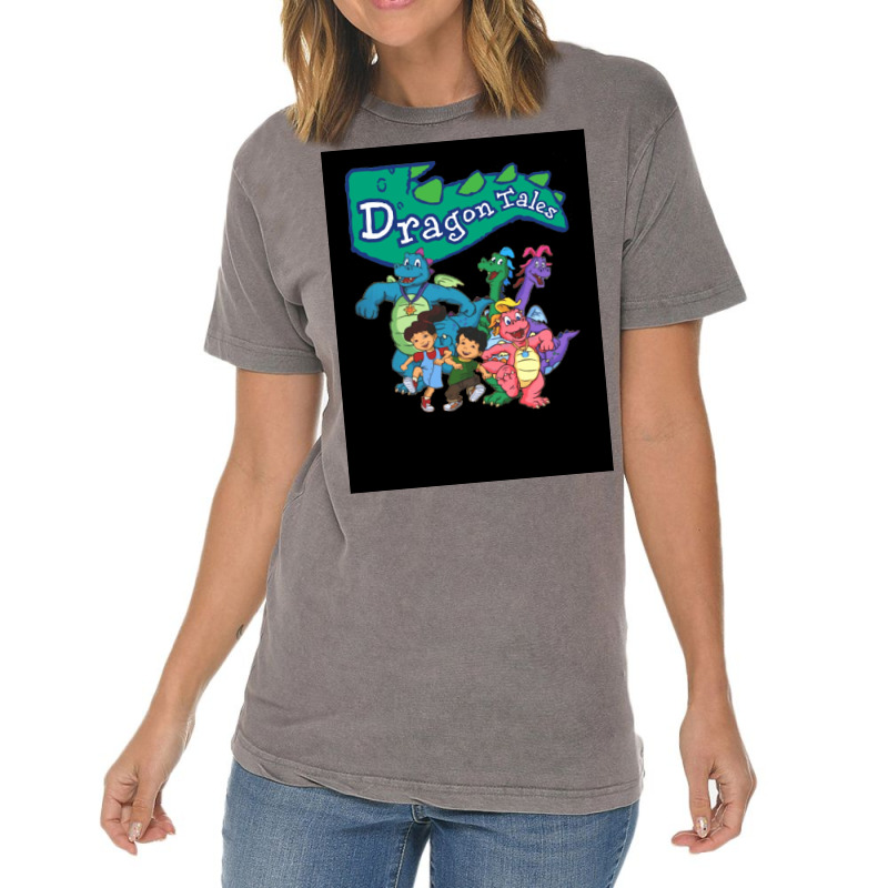 Dragon Tales Graphic Poster 80s Vintage T-Shirt by chomzymaafiot | Artistshot