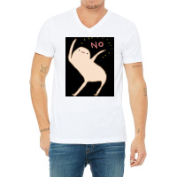 Honest Blob Says No Essential  Aesthetic V-neck Tee | Artistshot