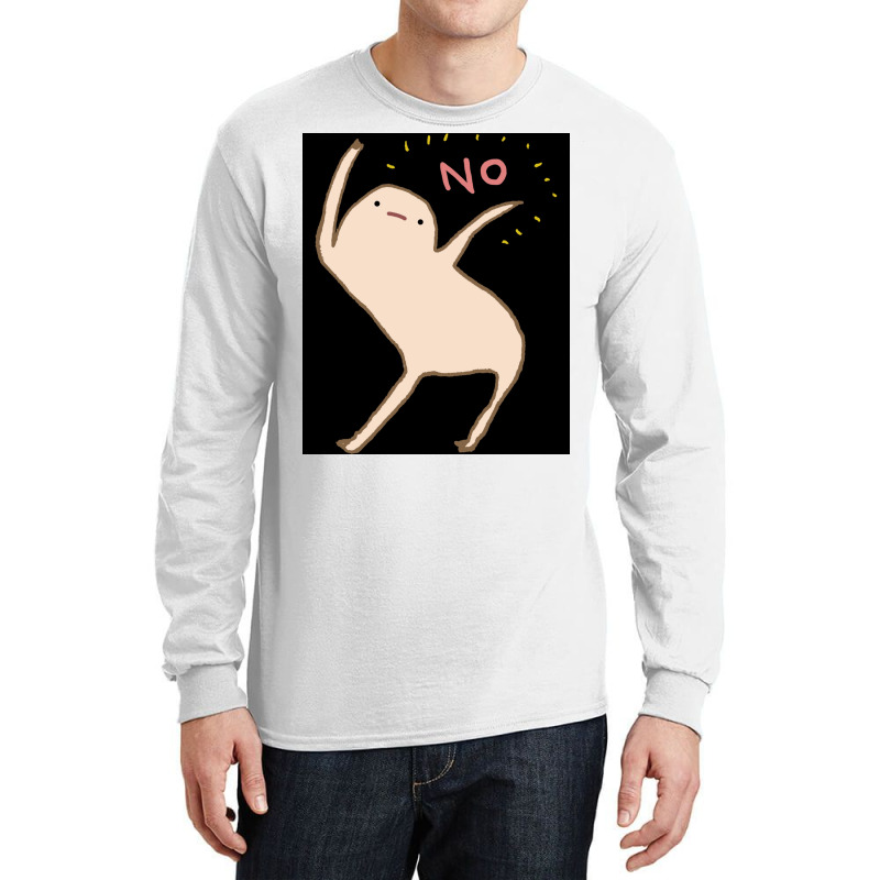 Honest Blob Says No Essential  Aesthetic Long Sleeve Shirts | Artistshot