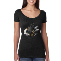 Day Gifts Eat Crow Halloween Makeup Sleep Cute Graphic Gift Women's Triblend Scoop T-shirt | Artistshot