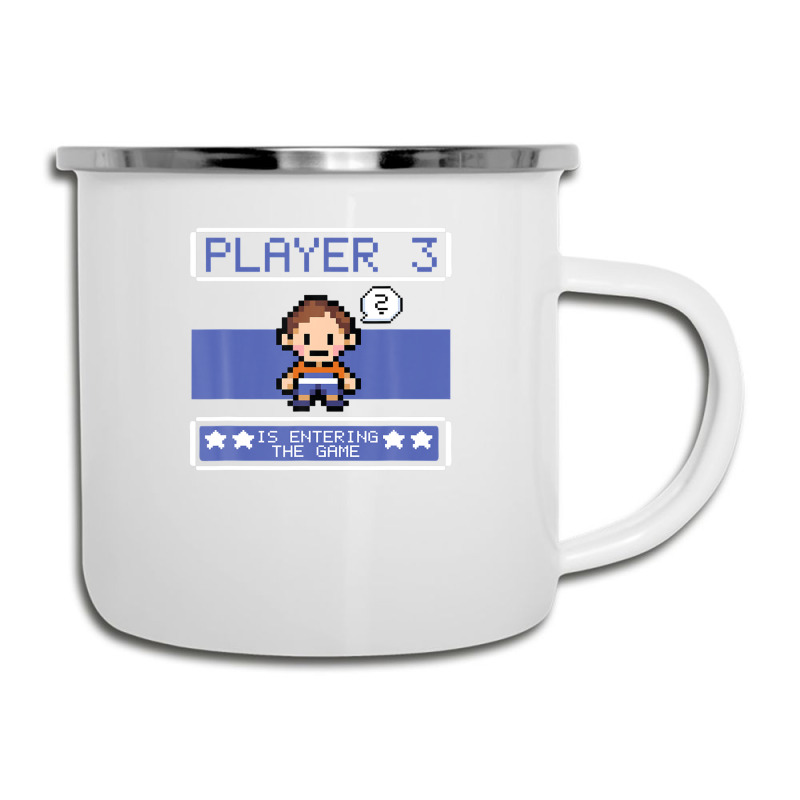 Mens Player 3 Is Entering The Game - 8 Bit Video Games Swingers Camper Cup by sromydivlevn | Artistshot