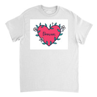 Dinosaur Lover Poster Girl Classic T-shirt | Artistshot