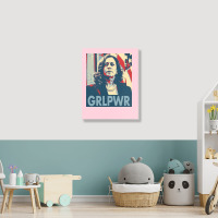 Kamala  Grlpwr  Cute Portrait Canvas Print | Artistshot