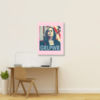 Kamala  Grlpwr  Cute Portrait Canvas Print | Artistshot