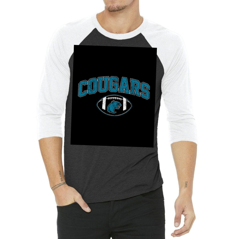 Cougars Playmakers Poster 3/4 Sleeve Shirt | Artistshot