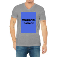 Emotional Damage Meme Black Text  Boy V-neck Tee | Artistshot