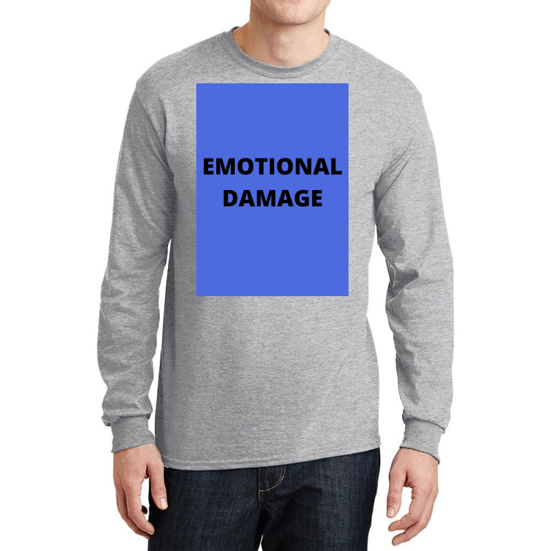 Emotional Damage Meme Black Text  Boy Long Sleeve Shirts | Artistshot