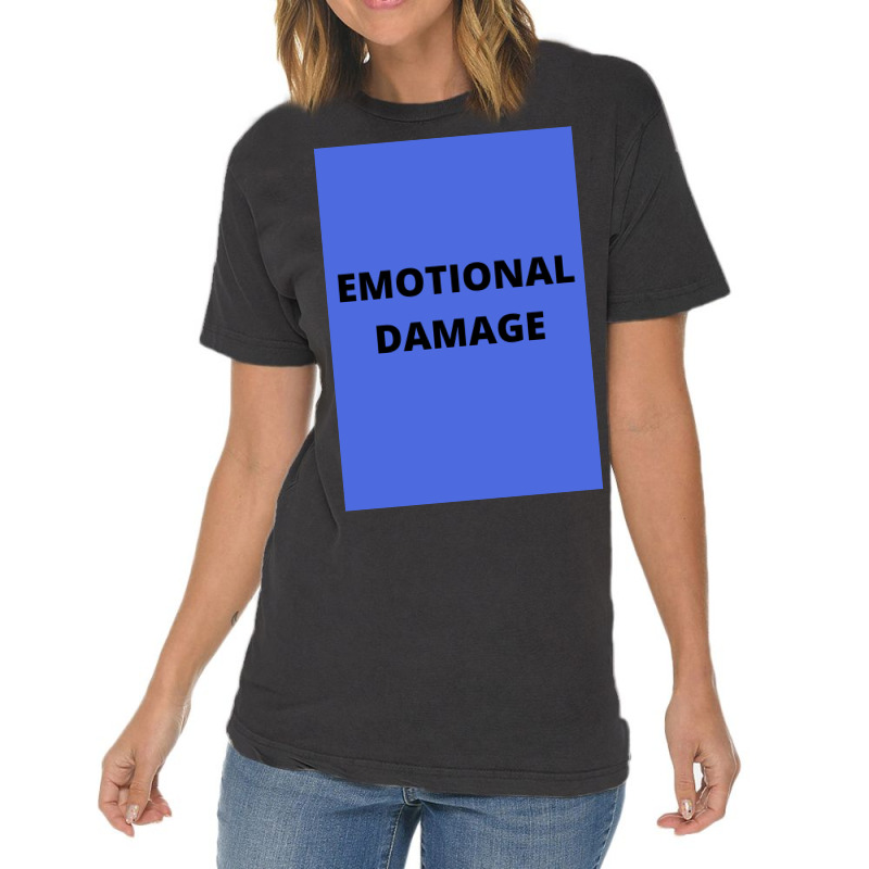 Emotional Damage Meme Black Text  Boy Vintage T-shirt | Artistshot