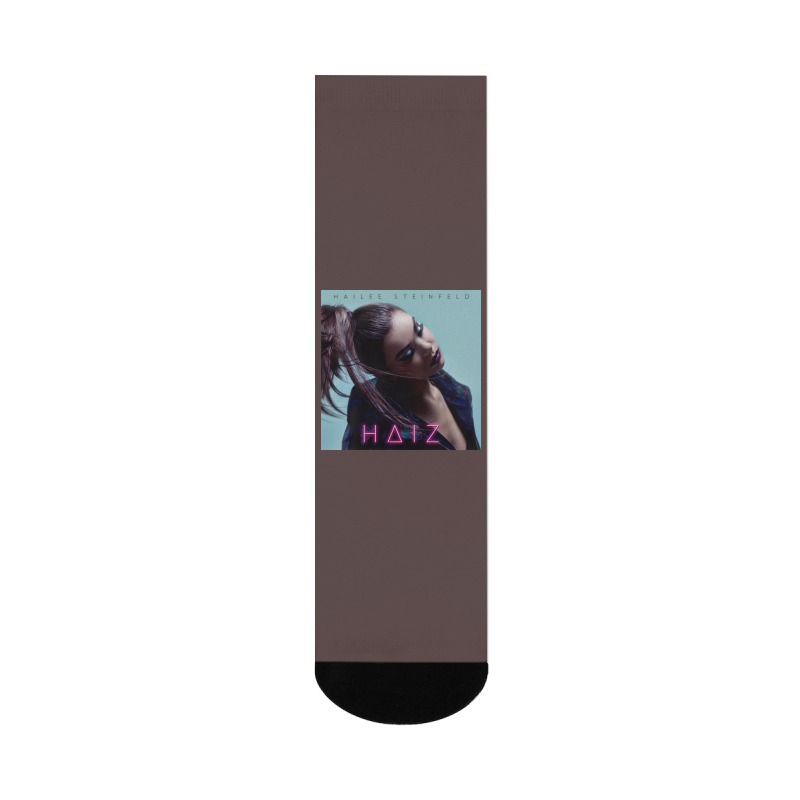 Hailee Steinfeld Haiz Album Cover Poster Hippie Crew Socks | Artistshot