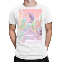 Pastel Neon Genesis Evangelion Poster Nostalgia T-shirt | Artistshot