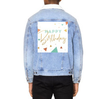 Happy Birthday  Summer Boy Unisex Sherpa-lined Denim Jacket | Artistshot