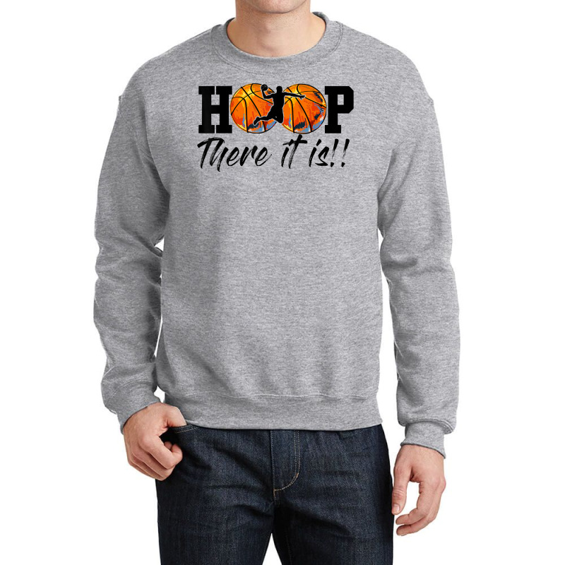 Hoop There It Is College March Basketball Madness Brackets Crewneck Sweatshirt | Artistshot