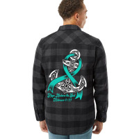 Myasthenia Gravis Awareness  Hope Anchors The Soul Flannel Shirt | Artistshot