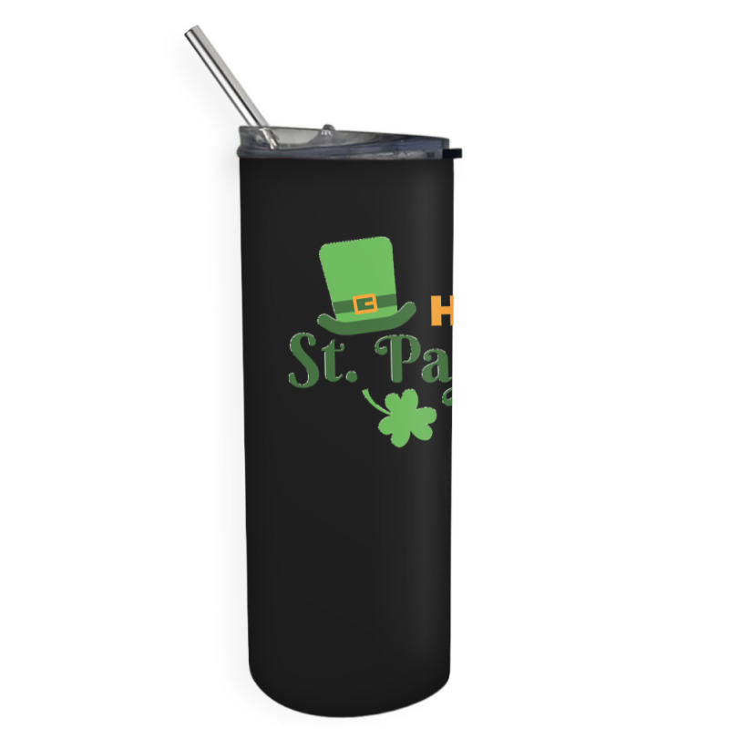 St Patricks Day T  Shirt Happy St Patricks Day T  Shirt Skinny Tumbler | Artistshot