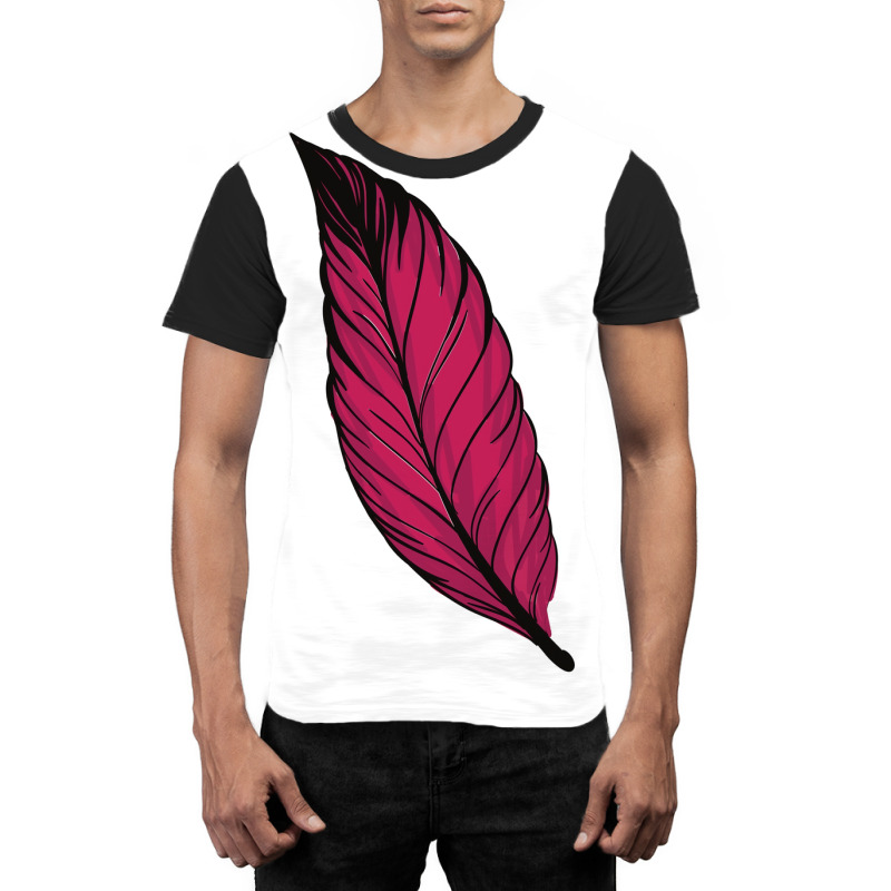 Kawaai Colorful Feather  Retro Graphic T-shirt | Artistshot