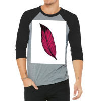 Kawaai Colorful Feather  Retro 3/4 Sleeve Shirt | Artistshot