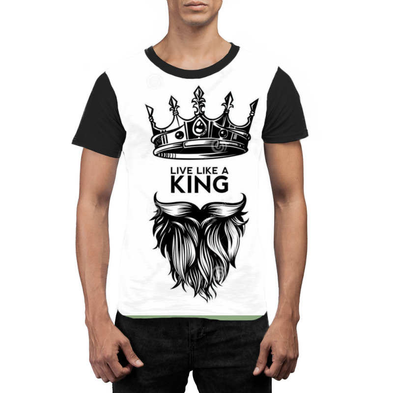 Live Like A King  70s Graphic T-shirt | Artistshot