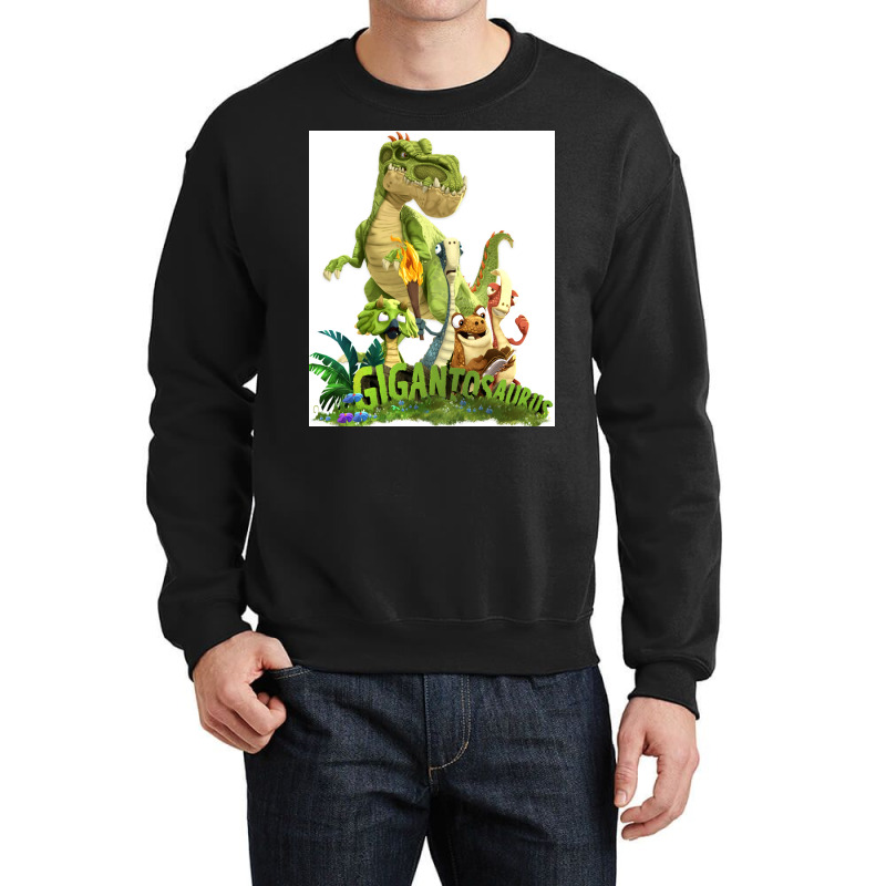 Gigantosaurus Giganto Amp 4 Kid Dinos Gigantosaurus Poster Boy Crewneck Sweatshirt by bhadarceyhunx | Artistshot