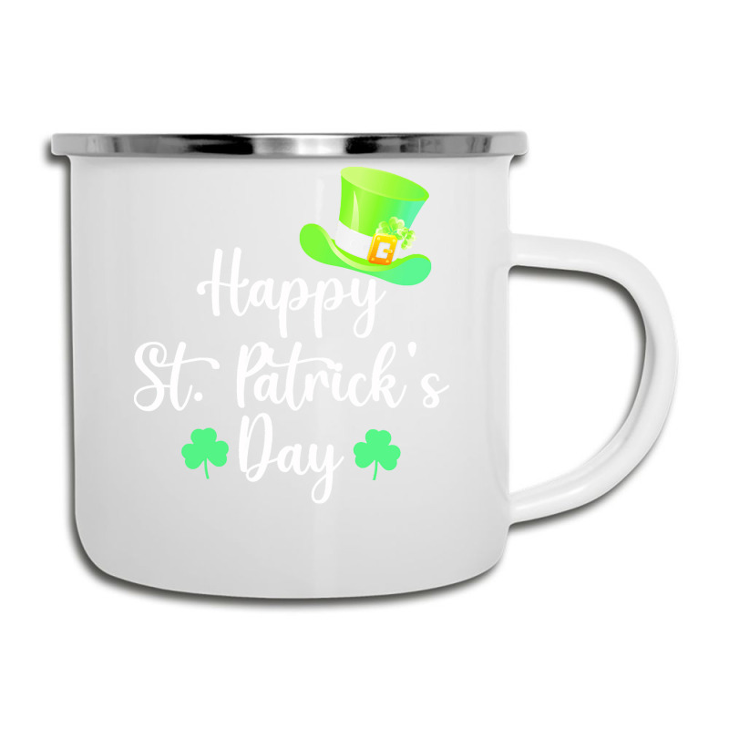 St Patricks Day T  Shirt Happy St. Patrick's Day Green T  Shirt Camper Cup | Artistshot